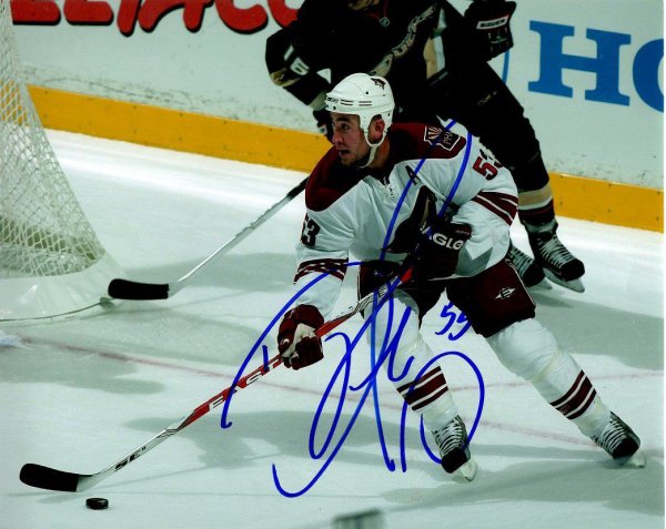 Derek Morris Autographed Signed Phoenix Coyotes Photo - Autographs 