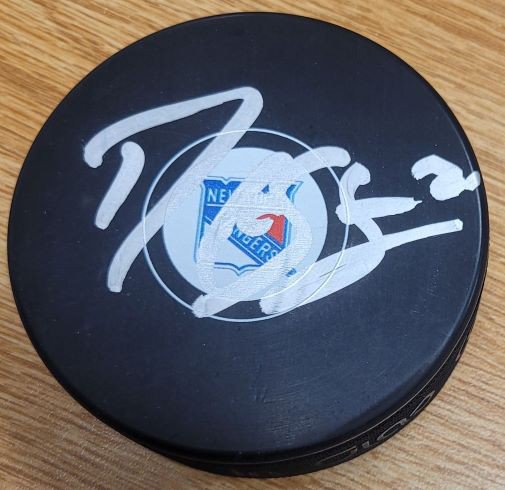 Derek Stepan Autographed Signed New York Rangers Hockey Puck - Autographs