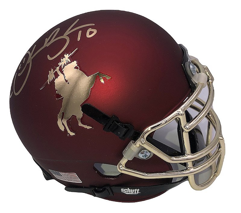 Derrick Brooks Autographed Signed FSU Seminoles Schutt Unconquered Mini Helmet - JSA 