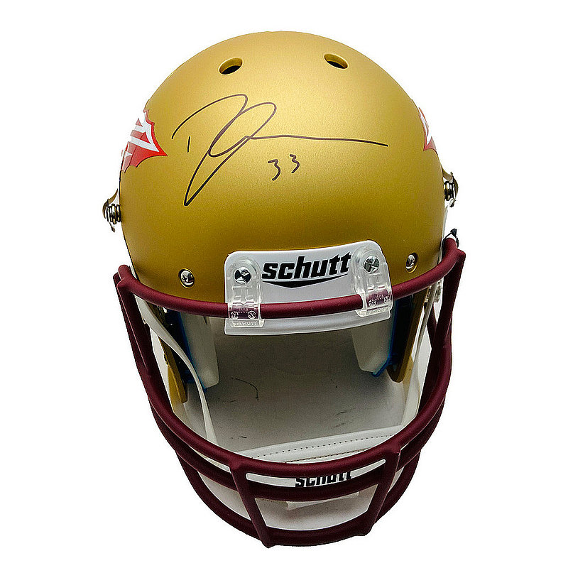 Derwin James Autographed Signed FSU Schutt Rep Full Size Gold Helmet #33 - PSA/DNA Certified 