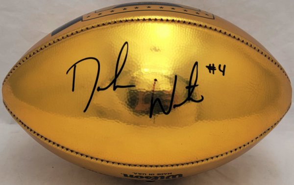 Deshaun Watson Autographed Football Clemson Tigers Beckett Beckett