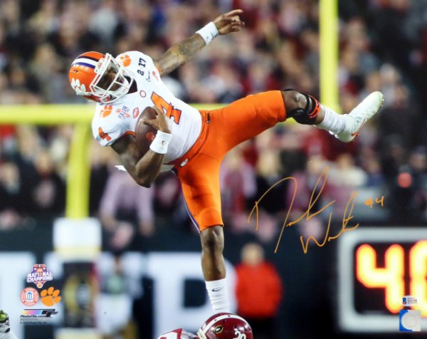 Deshaun Watson Autographed Signed 16X20 Photo Clemson Tigers Beckett Beckett 