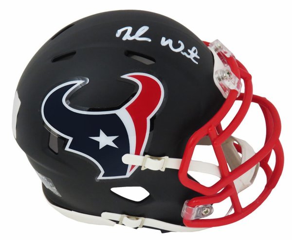 Deshaun Watson Autographed Signed Houston Texans Black Matte Riddell Speed Mini Helmet (Beckett) 