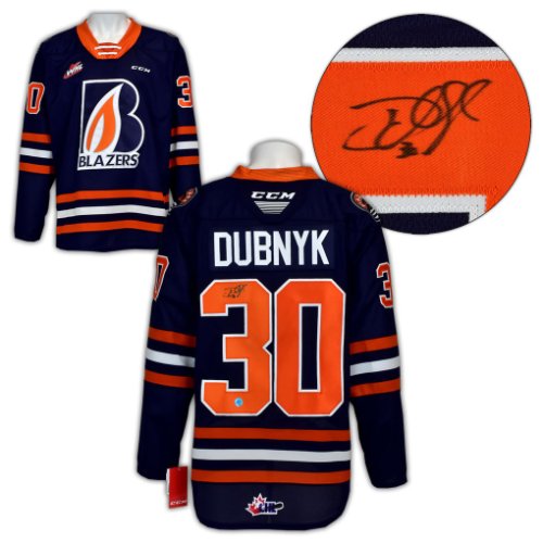 Devan Dubnyk Kamloops Blazers Autographed Signed CHL Hockey Jersey