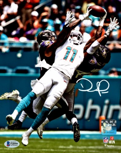 Devante Parker Autographed 8X10 Photo Miami Dolphins Beckett Beckett