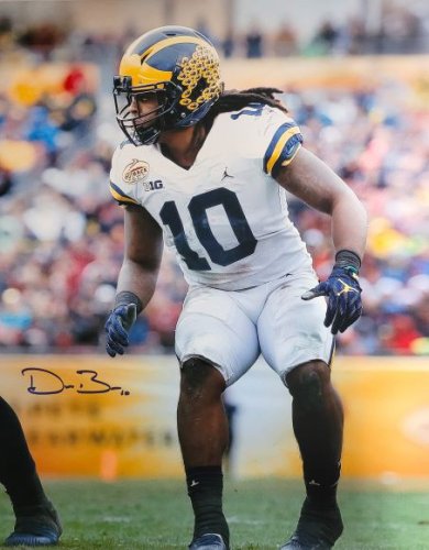 Devin Bush Autographed Signed 16X20 Michigan Wolverines Photo - Autographs
