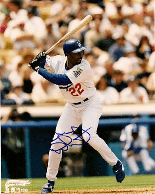Devon White Autographed Signed Los Angeles Dodgers Photo - Autographs 