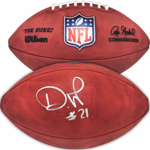 Devon Witherspoon Autographed Signed Seattle Seahawks Official NFL Leather Color Shield Logo Football Mcs Holo #221352 