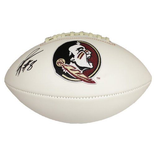 Devonta Freeman Autographed Signed FSU White Panel Football - JSA Certified 