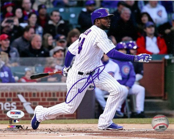 Dexter Fowler Autographed 8X10 Photo Chicago Cubs PSA/DNA