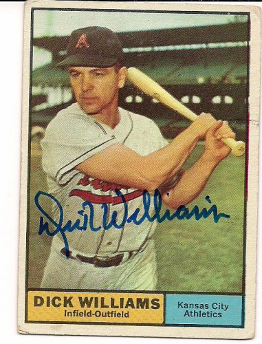 Dick Williams Autographed Signed 1961 Topps Card - Autographs
