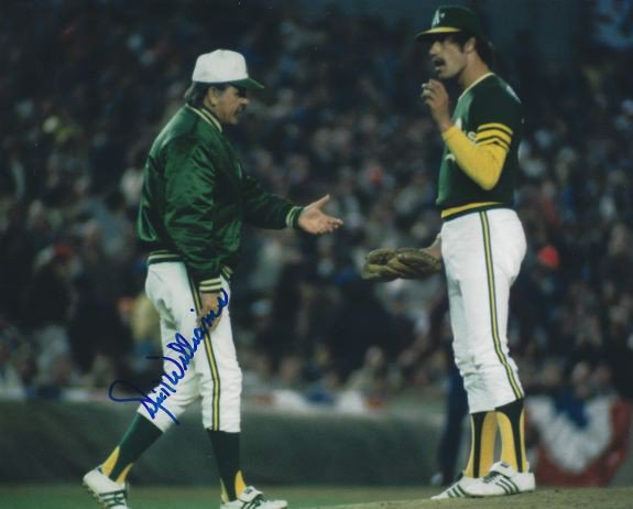 Dick Williams Autographed Signed 8X10 Oakland A's Photo - Autographs