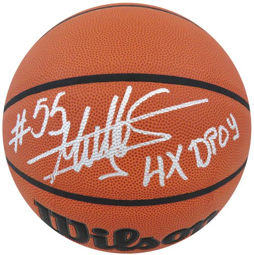 Dikembe Mutombo Autographed Signed Wilson Indoor/Outdoor NBA Basketball w/4x NBA DPOY 