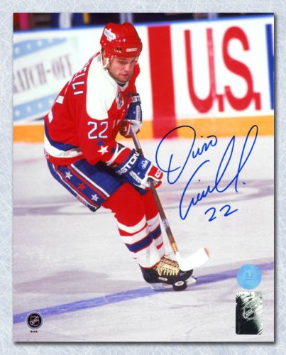 Dino Ciccarelli Autographed Detroit Red Wings 8x10 Photo #1