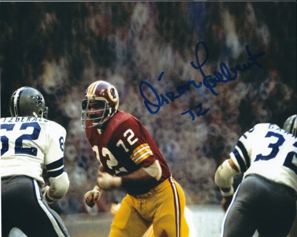 Diron Talbert Autographed Signed 8X10 Washington Redskins Photo - Autographs