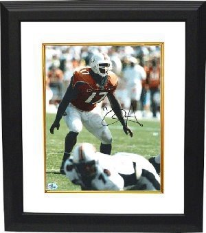 DJ Williams signed Miami Hurricanes 8x10 Photo Custom Framing