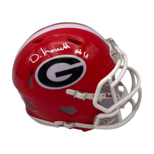 Dominic Lovett Autographed Signed Georgia Bulldogs Riddell Speed Mini Helmet - Beckett 