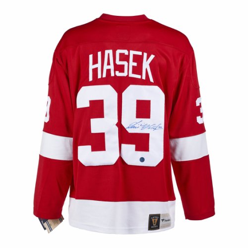Dominik Hasek Autographed Signed Detroit Red Wings Throwback Breakaway Jersey