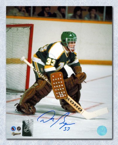 Don Beaupre Minnesota North Stars Autographed Signed Goalie 8x10 Photo