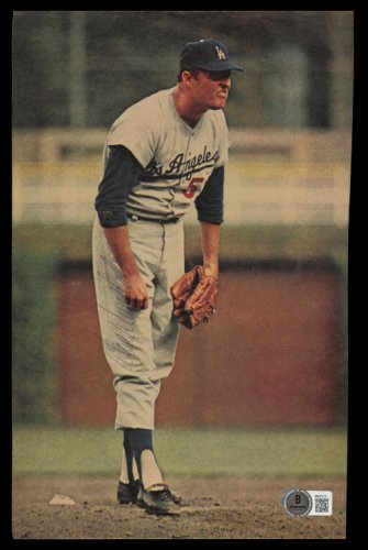 Don Drysdale Autographed Signed 7X11 Magazine Page Photo Los Angeles Dodgers Beckett Beckett Qr #Bm37513 