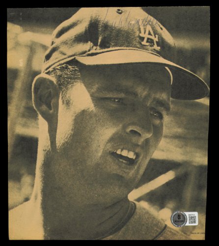 Don Drysdale Autographed Signed 8X9 Magazine Page Photo Los Angeles Dodgers Beckett Beckett Qr #Bm37514 