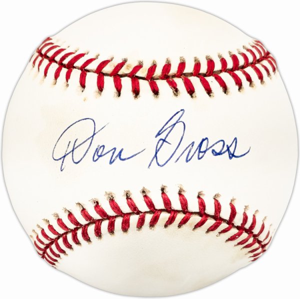 Don Gross Autographed Official Nl Baseball Pittsburgh Pirates #225495