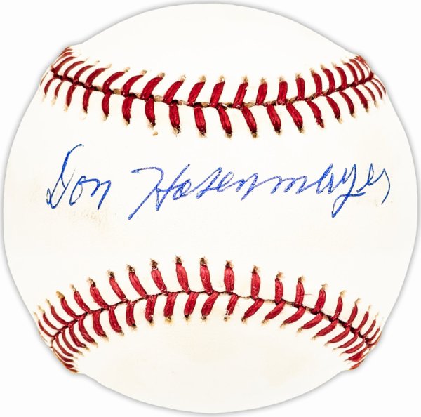 Don Hasenmayer Autographed Signed Official Nl Baseball Philadelphia Phillies Beckett Beckett Qr #Bm25489 