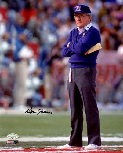 Don James Autographed Signed 8X10 Photo Washington Huskies Mcs Holo #1004 