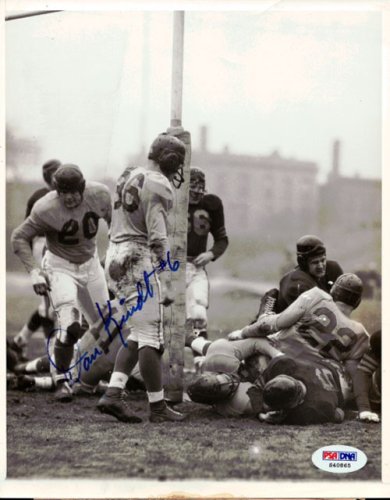 Don Kindt Autographed Signed 7X9 Wire Photo Chicago Bears PSA/DNA 