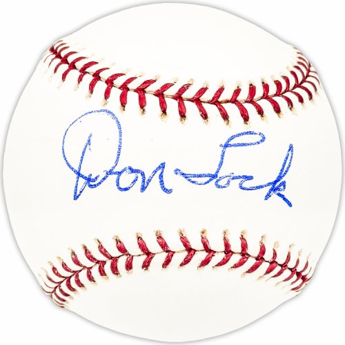 Don Lock Autographed Signed Official MLB Baseball Philadelphia Phillies, Boston Red Sox Beckett Beckett Qr #Bm25460 