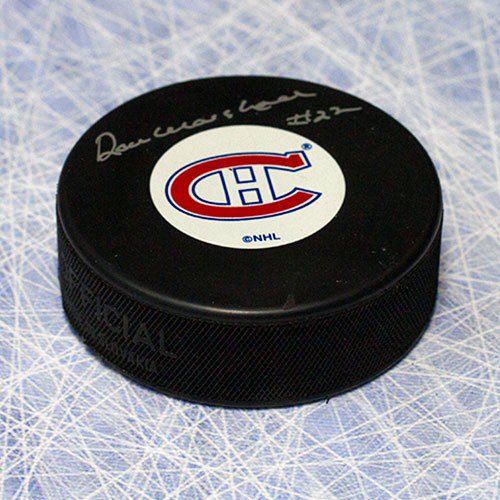 Don Marshall Montreal Canadiens Autographed Signed Hockey Puck