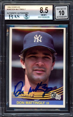 Don Mattingly Autographed NY Yankees 8x10 Grey Jersey-Beckett W Hologr –  The Jersey Source