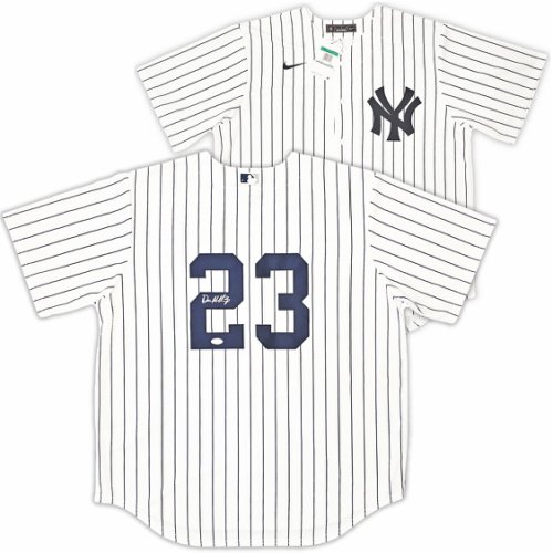 Don Mattingly New York Yankees Fanatics Authentic Autographed White 1995  Mitchell & Ness Authentic Jersey with