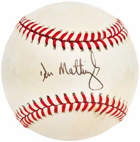 Don Mattingly Autographed New York Yankees Pinstripe #23 Mitchell