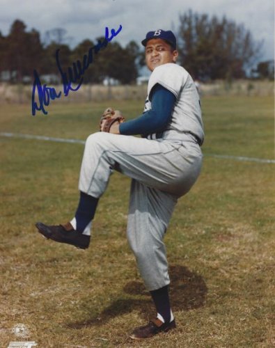 Don Newcombe Autographed Signed 8X10 Brooklyn Dodgers Photo - Autographs 