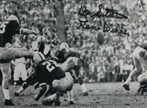 Don Sutherin OSU 8-3 6x8 Autographed Signed Photo - Certified Authentic