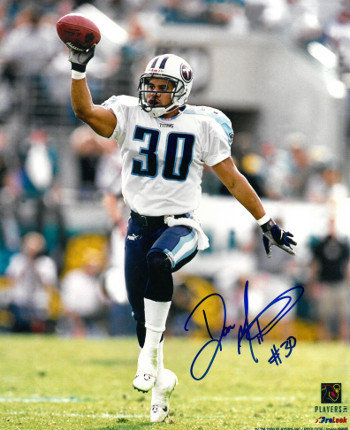 Donald Mitchell Autographed Signed Tennessee Titans 8x10 Photo #30 (white jersey dance) 