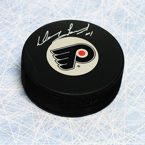 Doug Favell Philadelphia Flyers Autographed Signed Hockey Puck
