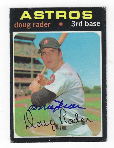 Doug Rader Autographed Signed 1971 Topps Card - Autographs