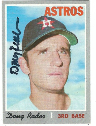 Doug Rader Autographed Signed Houston Astros 1970 Topps Card - Autographs