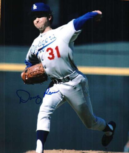 Doug Rau Autographed Signed Los Angeles Dodgers Photo - Autographs 