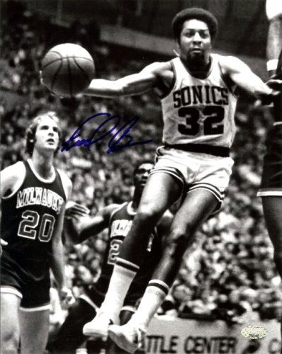 Downtown Fred Brown Autographed 8X10 Photo Seattle Sonics Mcs Holo #107007