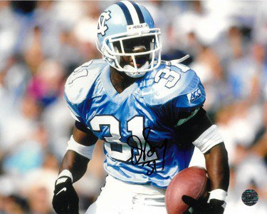 Dre Bly Autographed Signed North Carolina Tar Heels 8x10 Photo #31- AWM Hologram (Player/Coach)