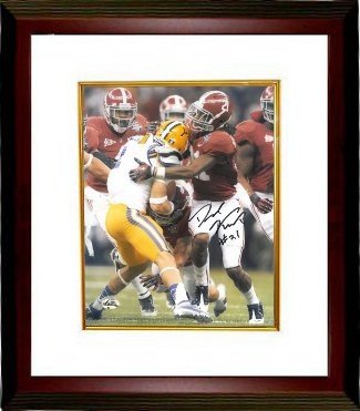 Dre Kirkpatrick Autographed Signed Alabama Crimson Tide 8x10 Photo Custom Framing (BCS National Championship Game) 
