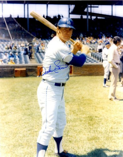 Duke Sims Autographed Signed 8X10 Los Angeles Dodgers Photo - Autographs 