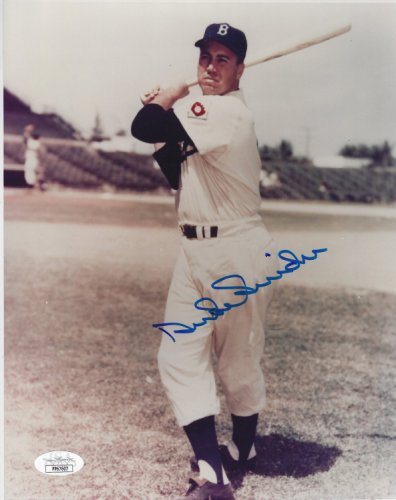 Duke Snider Autographed Signed 8X10 Brooklyn Dodgers Photo JSA - Autographs 