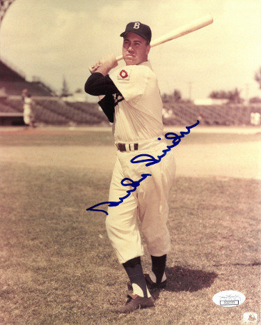 Duke Snider Autographed Signed Brooklyn Dodgers 8x10 Photo- JSA Hologram 