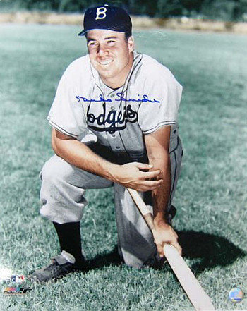 Duke Snider Autographed Signed Brooklyn Dodgers MLB Licensed 16x20 Photo - JSA Hologram (HOF/2X WS Champ) 