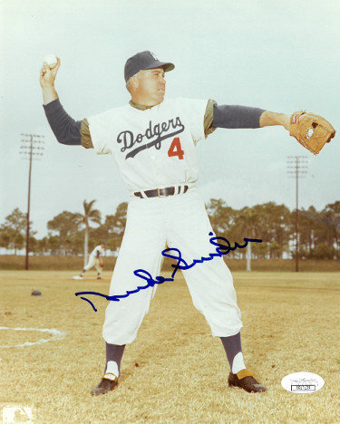 Duke Snider Autographed Signed Los Angeles Dodgers 8x10 Photo- JSA Hologram 