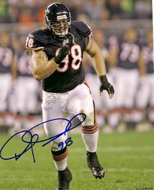 Dusty Dvorcek Autographed Signed Photo - Chicago Bears - Autographs 